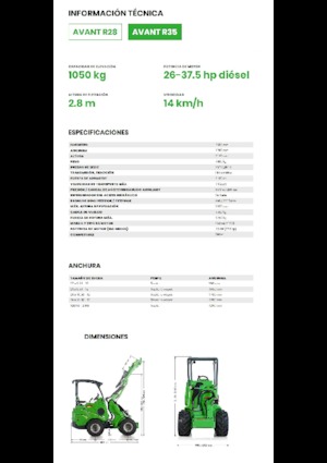Wielladers Avant Tecno R 35