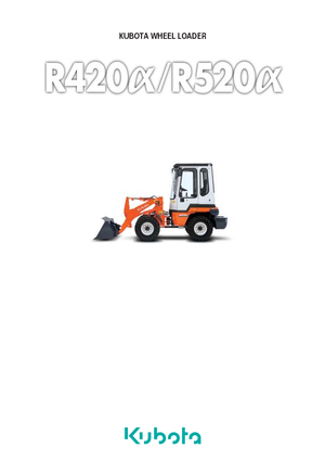 Wielladers Kubota R520α