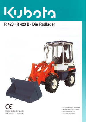 Wielladers Kubota R420 B