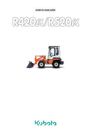 Wielladers Kubota R520α B