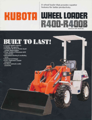 Wielladers Kubota R400