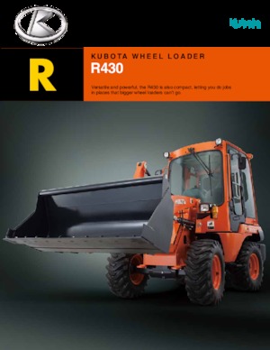 Wielladers Kubota R430