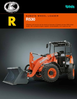 Wielladers Kubota R530