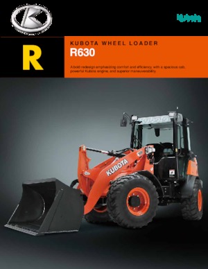 Wielladers Kubota R630