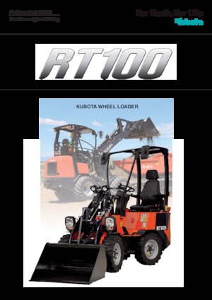 Wielladers Kubota RT100