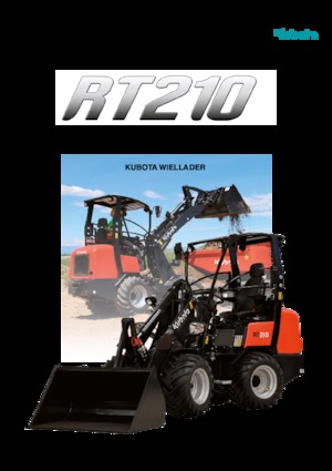 Wielladers Kubota RT210