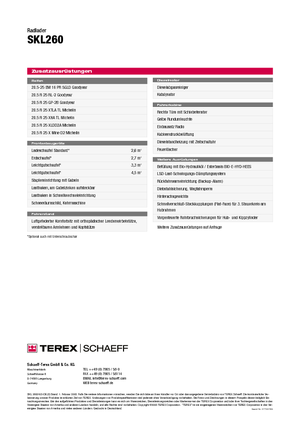 Wielladers Terex-Schaeff SKL 260