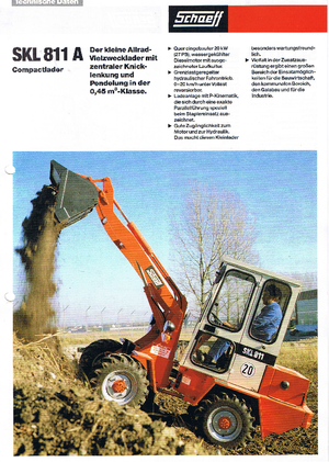 Wielladers Terex-Schaeff SKL 811 A