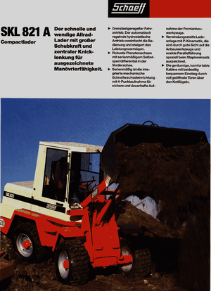 Wielladers Terex-Schaeff SKL 821 A
