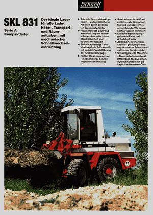 Wielladers Terex-Schaeff SKL 831 A