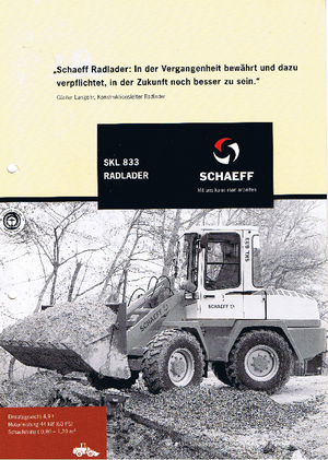 Wielladers Terex-Schaeff SKL 833