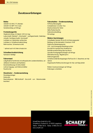 Wielladers Terex-Schaeff SKL 834