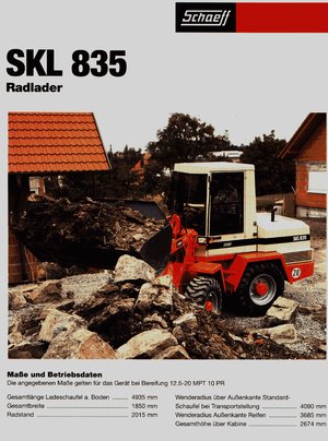 Wielladers Terex-Schaeff SKL 835
