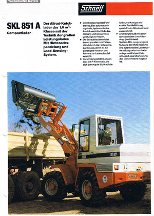 Wielladers Terex-Schaeff SKL 851 A