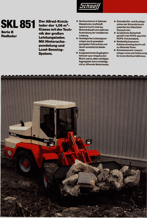 Wielladers Terex-Schaeff SKL 851 B