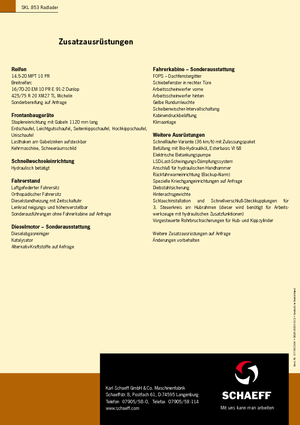 Wielladers Terex-Schaeff SKL 853