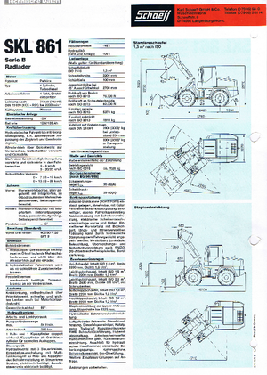 Wielladers Terex-Schaeff SKL 861 B