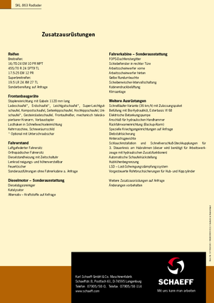 Wielladers Terex-Schaeff SKL 863