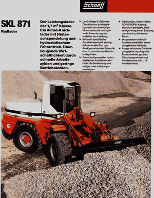 Wielladers Terex-Schaeff SKL 871