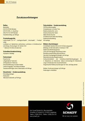 Wielladers Terex-Schaeff SKL 873