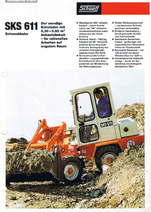 Wielladers Terex-Schaeff SKS 611