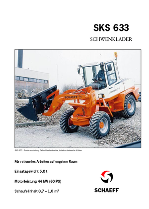 Wielladers Terex-Schaeff SKS 633