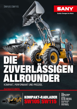 Wielladers Sany SW115