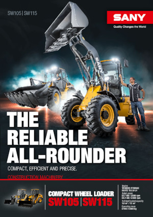 Wielladers Sany SW115
