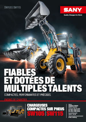 Wielladers Sany SW115