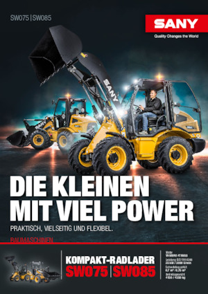 Wielladers Sany SW085