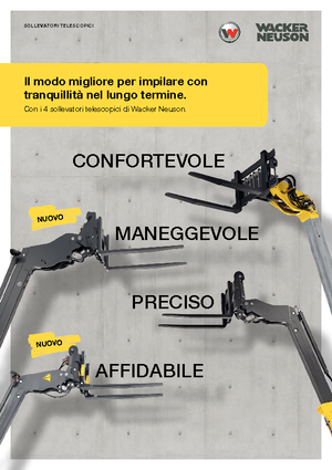 Telescoopladers Wacker Neuson TH522