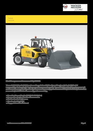 Telescoopladers Wacker Neuson TH522