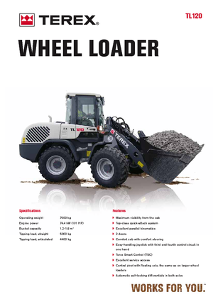 Wielladers Terex TL 120