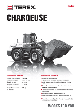 Wielladers Terex TL 260