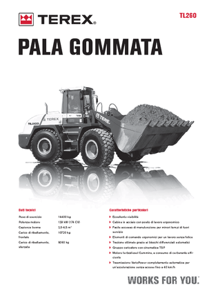 Wielladers Terex TL 260