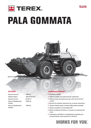 Wielladers Terex TL 310