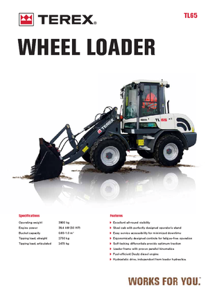 Wielladers Terex TL 65