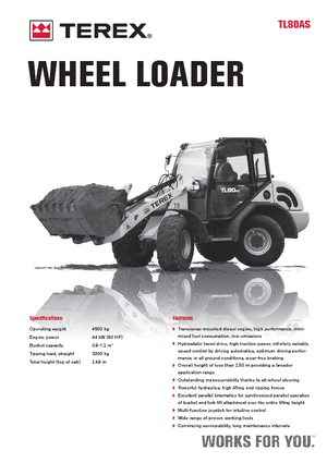 Wielladers Terex TL 80 AS