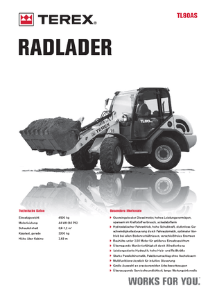 Wielladers Terex TL 80 AS