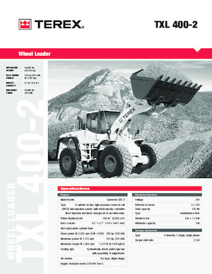 Wielladers Terex TXL 400-2