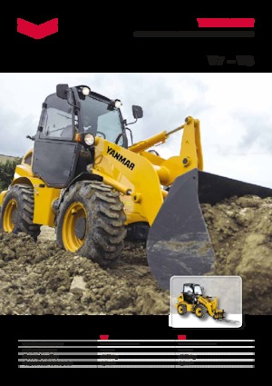 Wielladers Yanmar V8 