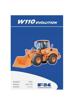Wielladers Fiat Kobelco W 110 Evolution
