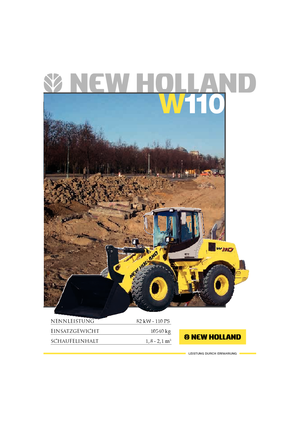 Wielladers New Holland W 110 Evolution