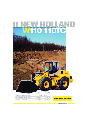 Wielladers New Holland W110TC