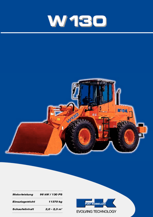 Wielladers Fiat Kobelco W 130