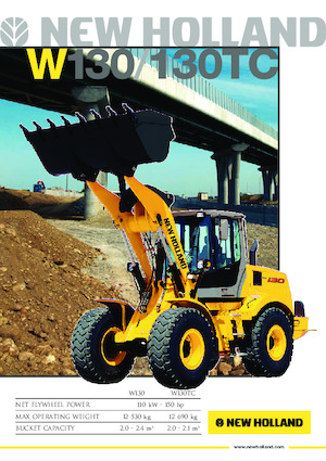 Wielladers New Holland W130TC