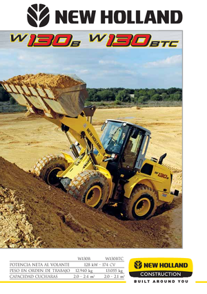 Wielladers New Holland W130TC