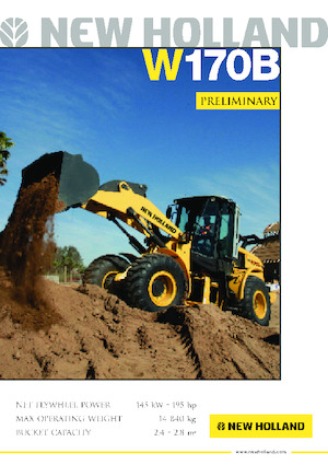 Wielladers New Holland W 170 B