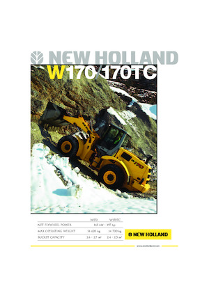 Wielladers New Holland W 170 TC