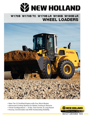 Wielladers New Holland W190B